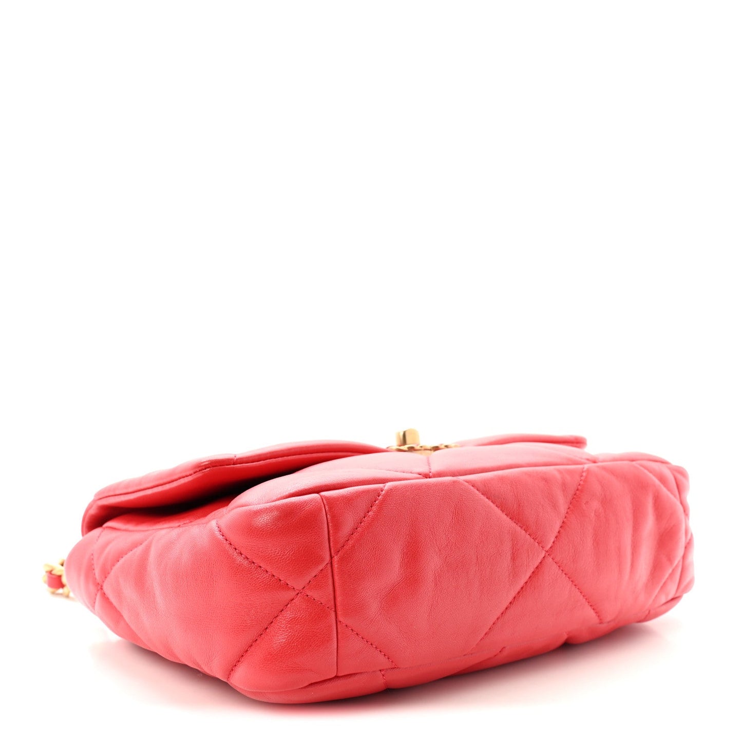 Goatskin Quilted Medium Chanel 19 Flap Pink