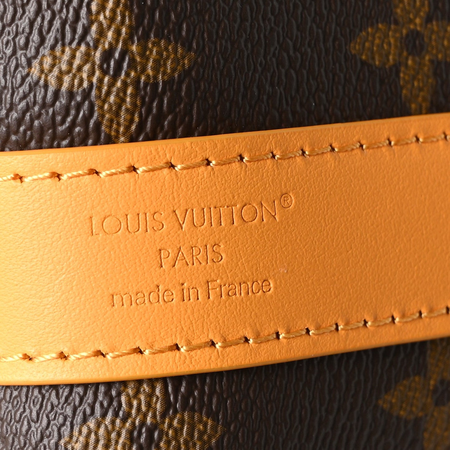 Monogram Macassar Keepall Bandouliere 50 Safran Yellow