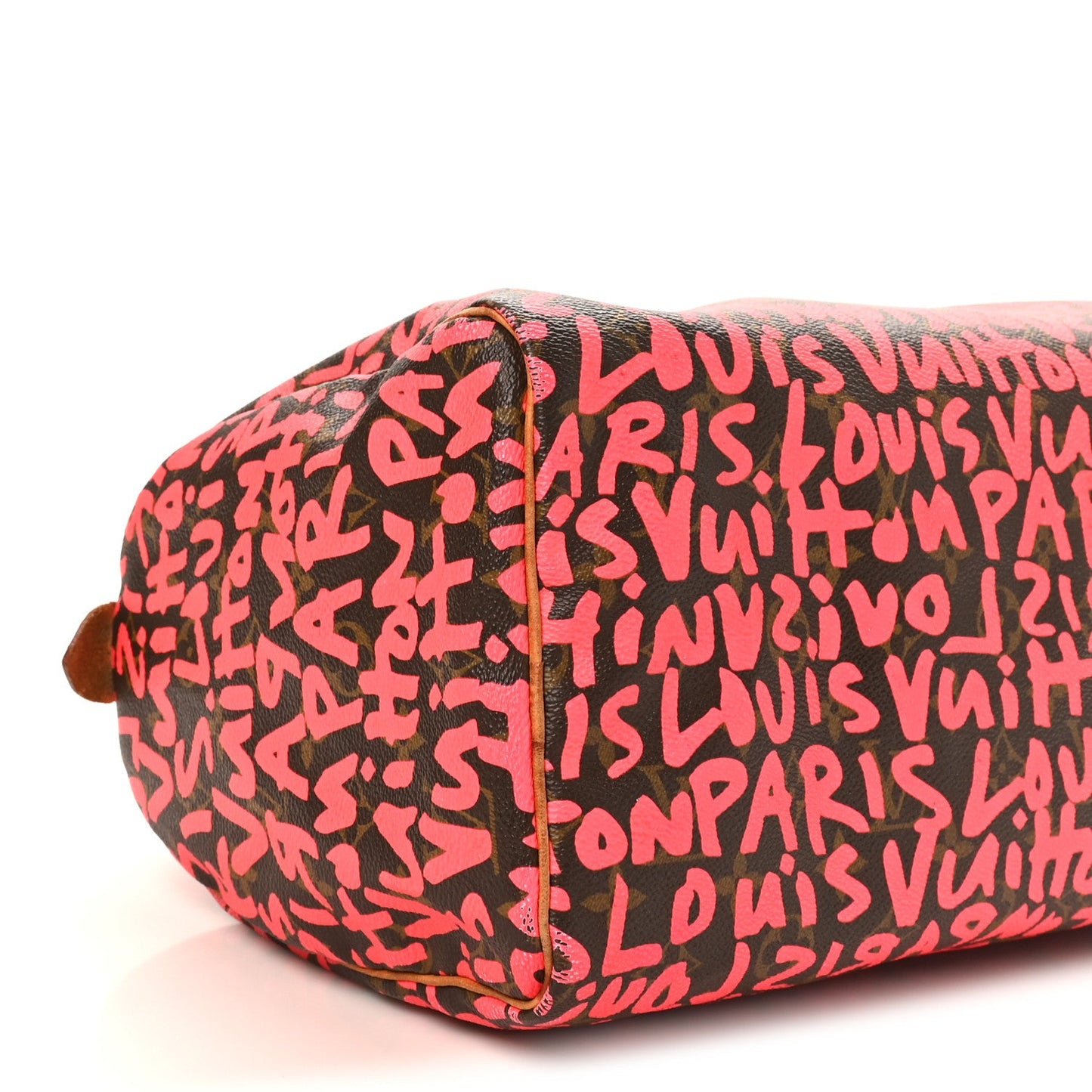 Monogram Graffiti Speedy 30 Fuchsia
