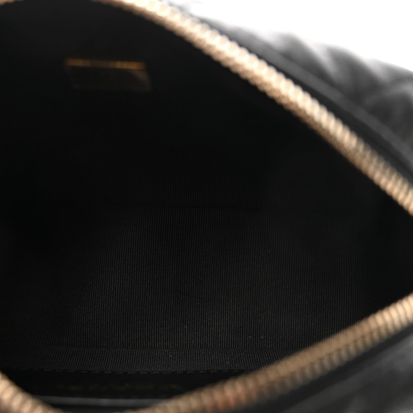 Lambskin Quilted Mini Pillow Crush Camera Case Black