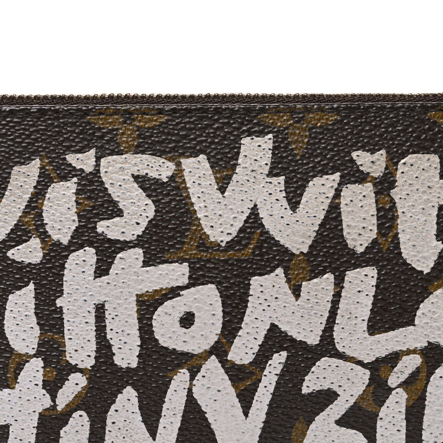 Monogram Graffiti Pochette Accessories Silver