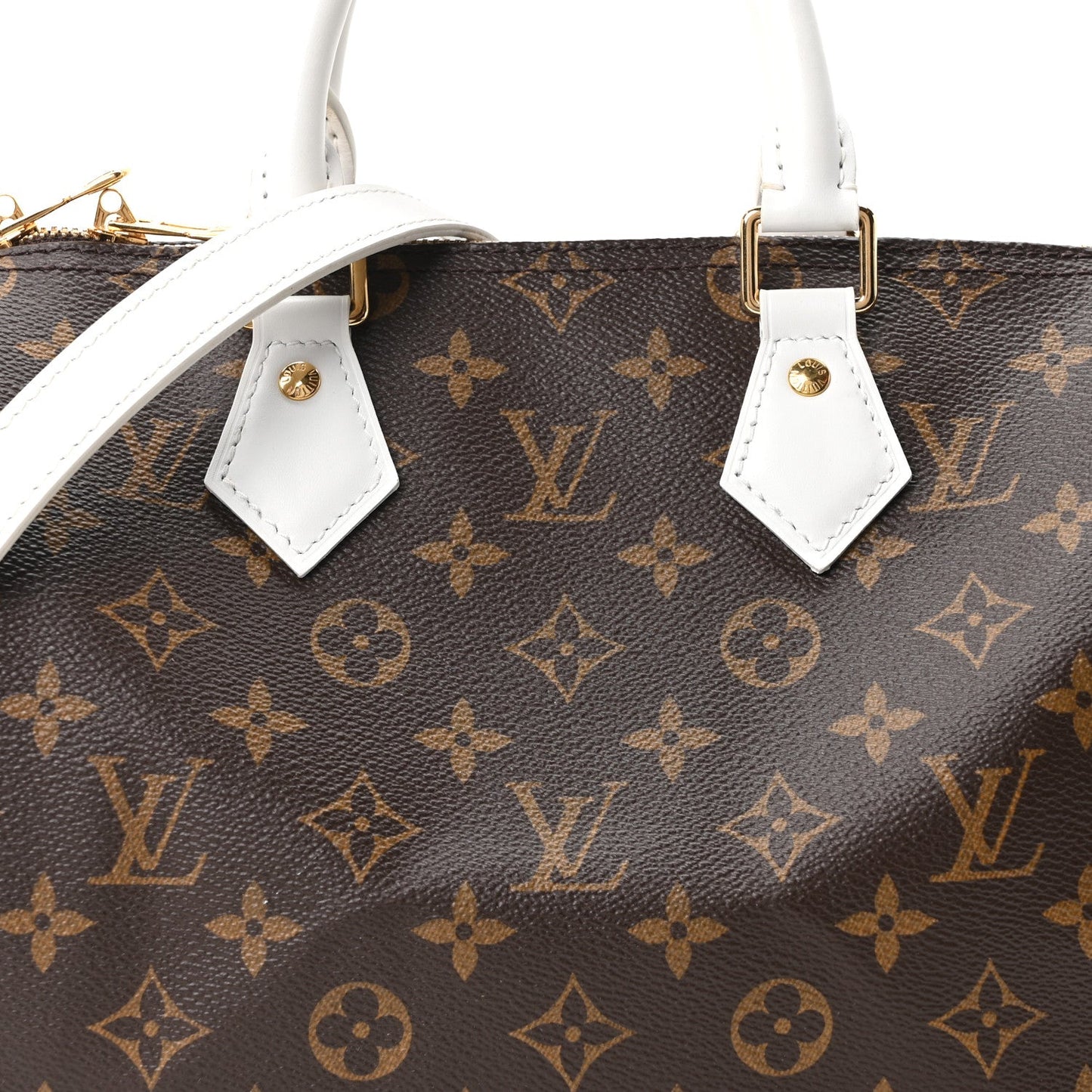 Monogram LV Match Speedy Bandouliere 25 White