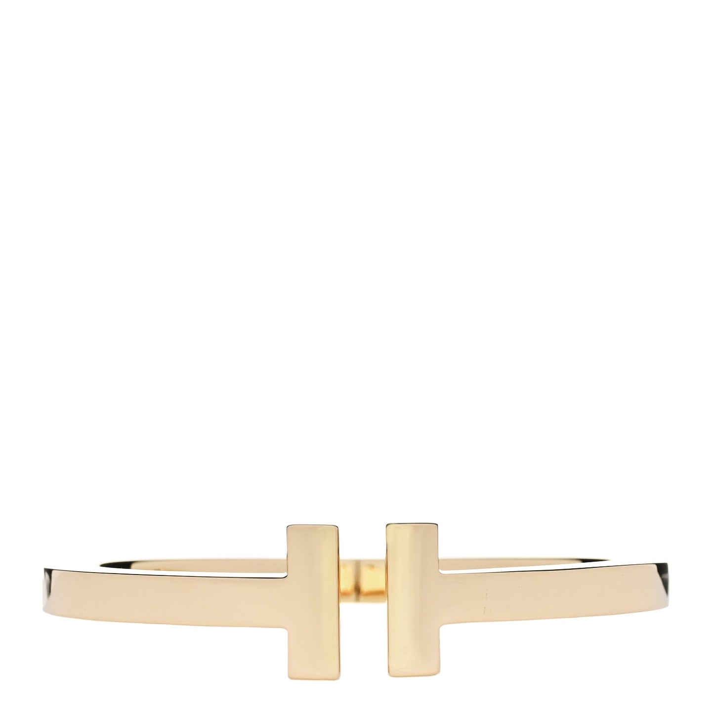 18K Yellow Gold T Square Bracelet