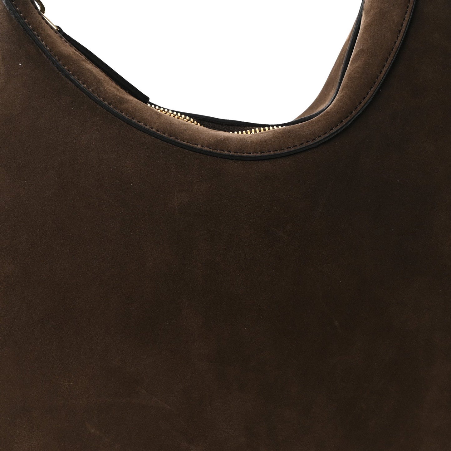 Suede Large Drop Shoulder Bag Fondant