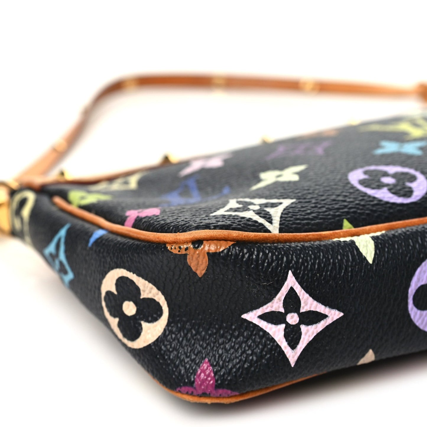 Monogram Multicolor Pochette Accessories Black