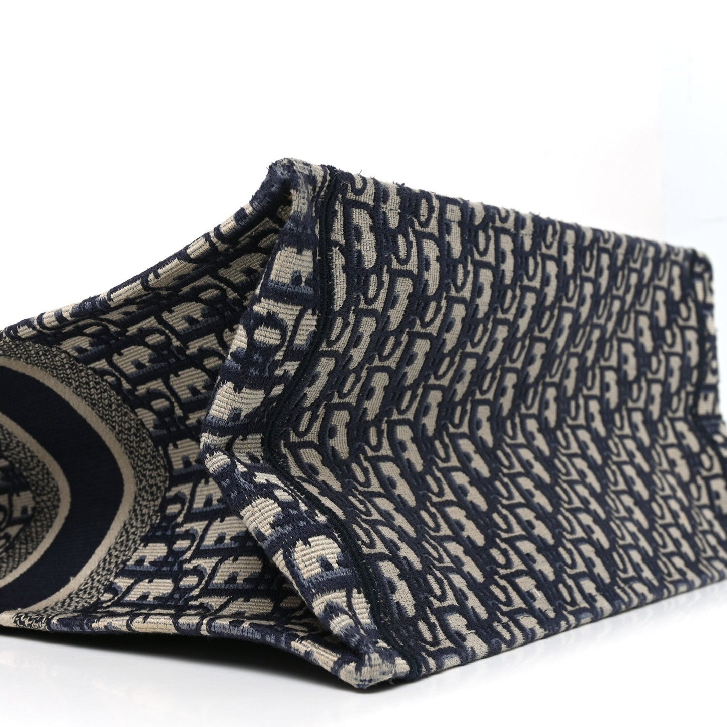 Oblique Large Book Tote Blue Multicolor