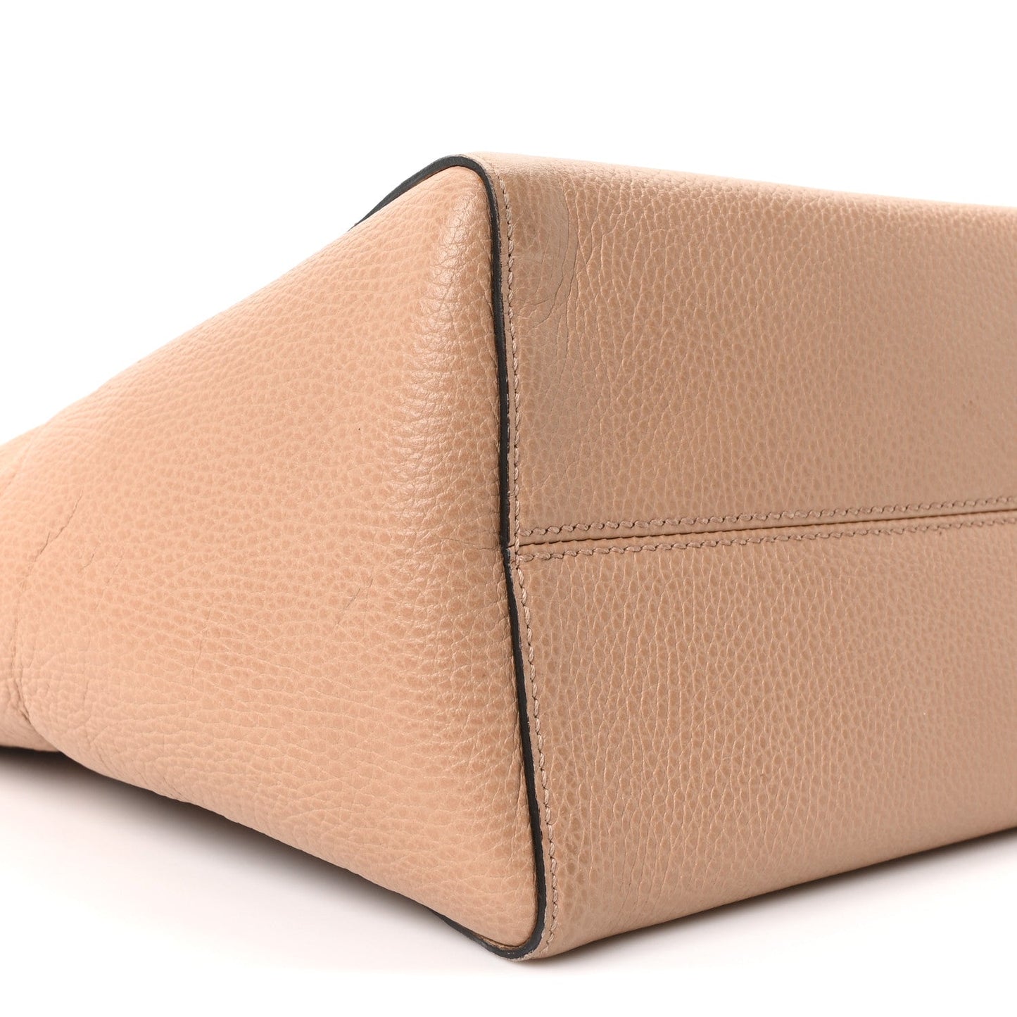 Dollar Calfskin Small Swing Tote Camelia Mineral Blue