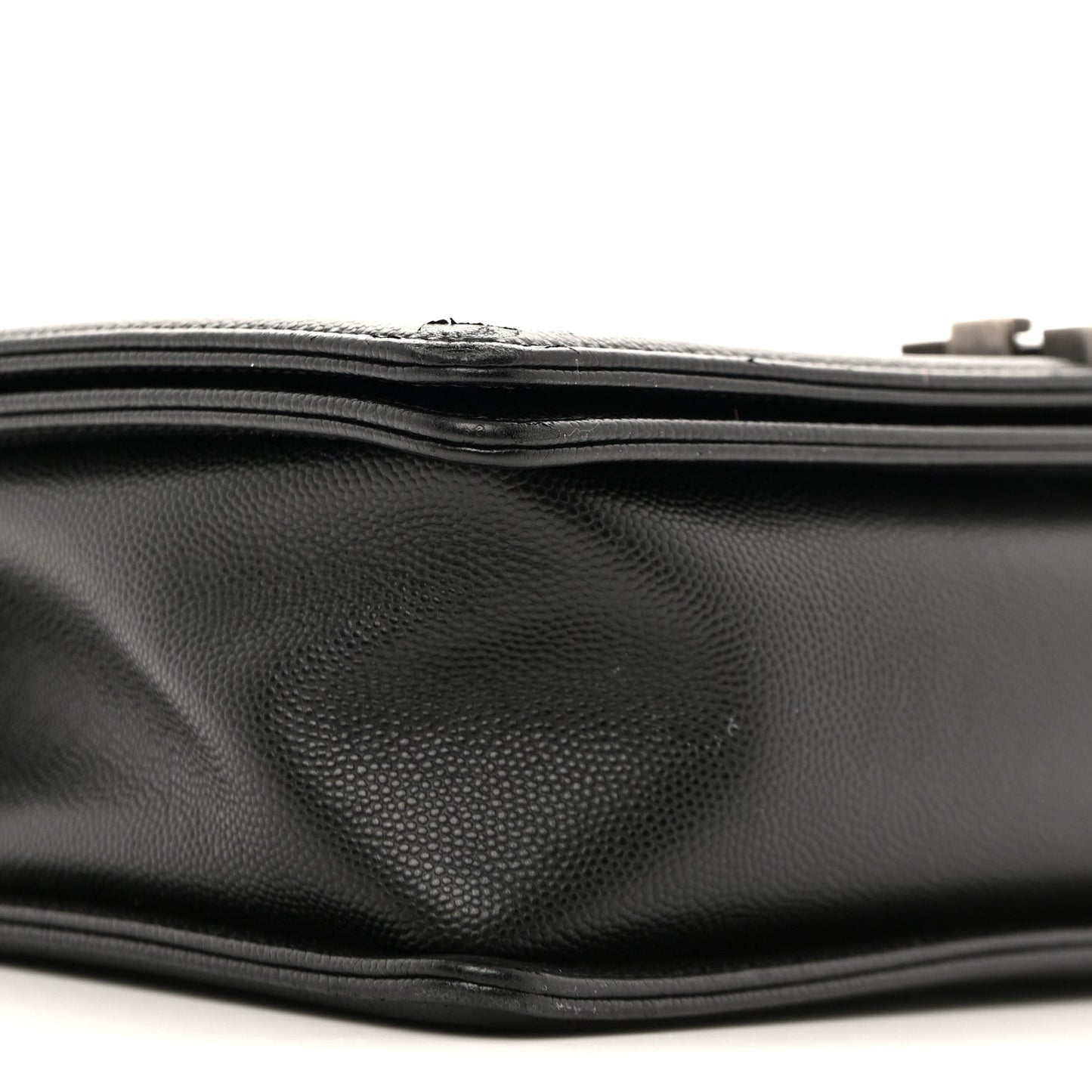 Caviar Quilted New Medium Boy Flap Black