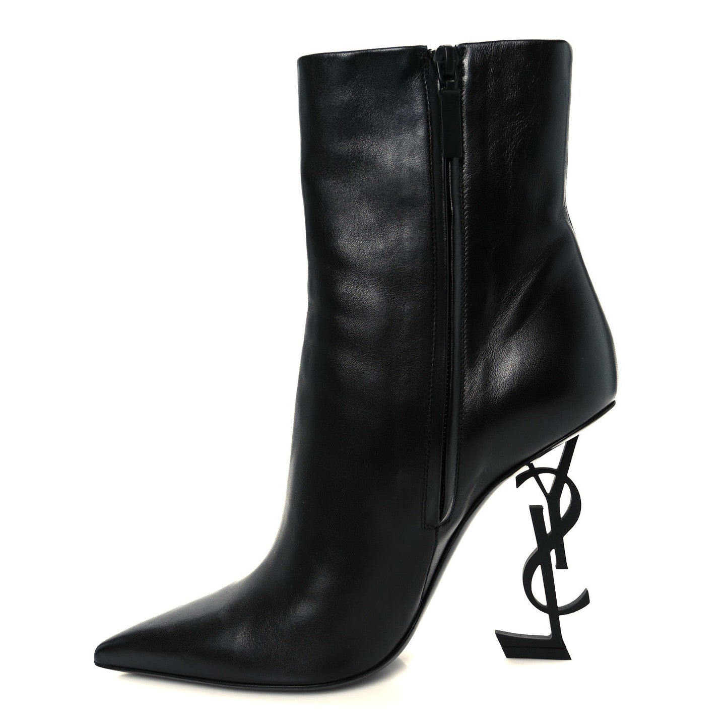 Calfskin Opyum Ankle Boots 39 Black