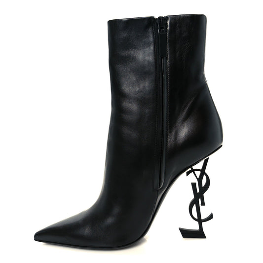 Calfskin Opyum Ankle Boots 39 Black