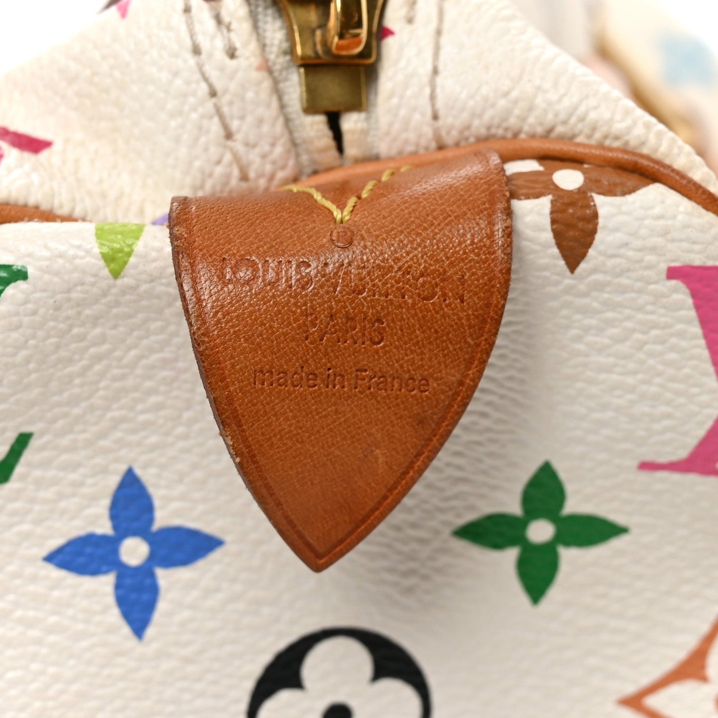 Monogram Multicolor Speedy 30 White
