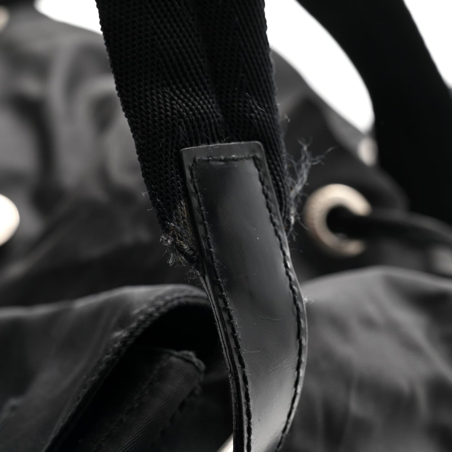 Nylon Vela Medium Backpack Black