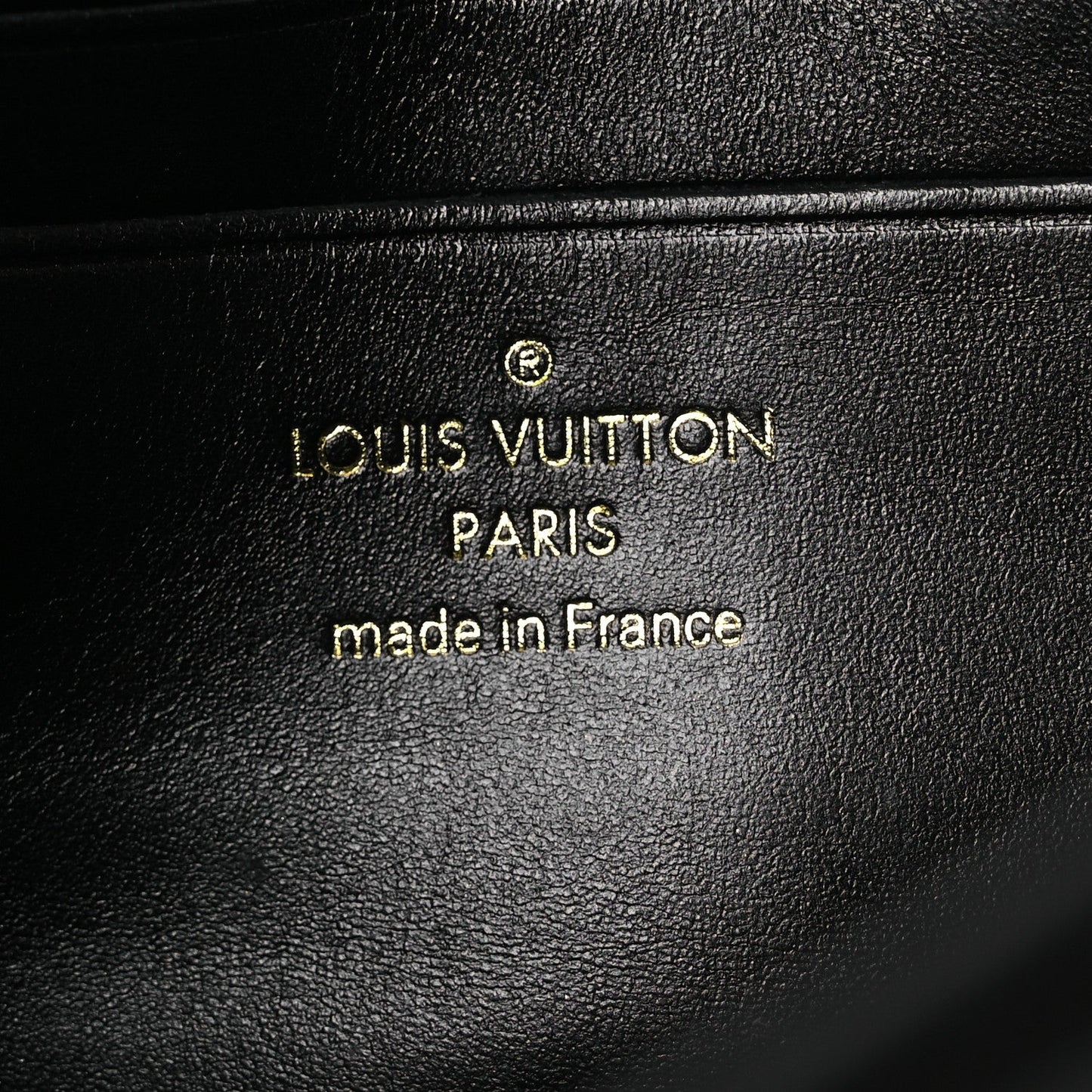 Calfskin LV Wallet On Chain Capucines Black