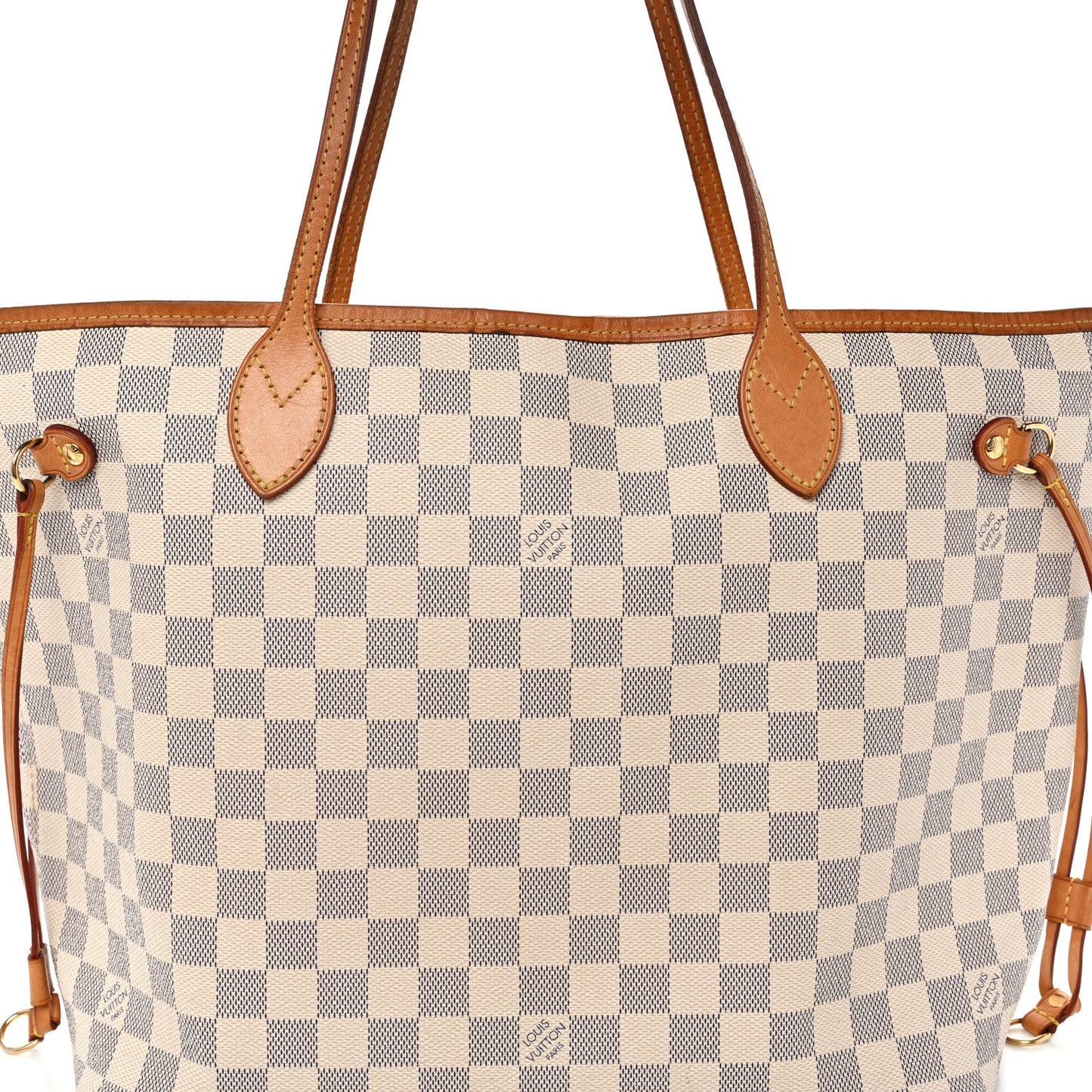 Damier Azur Neo Neverfull MM Rose Ballerine