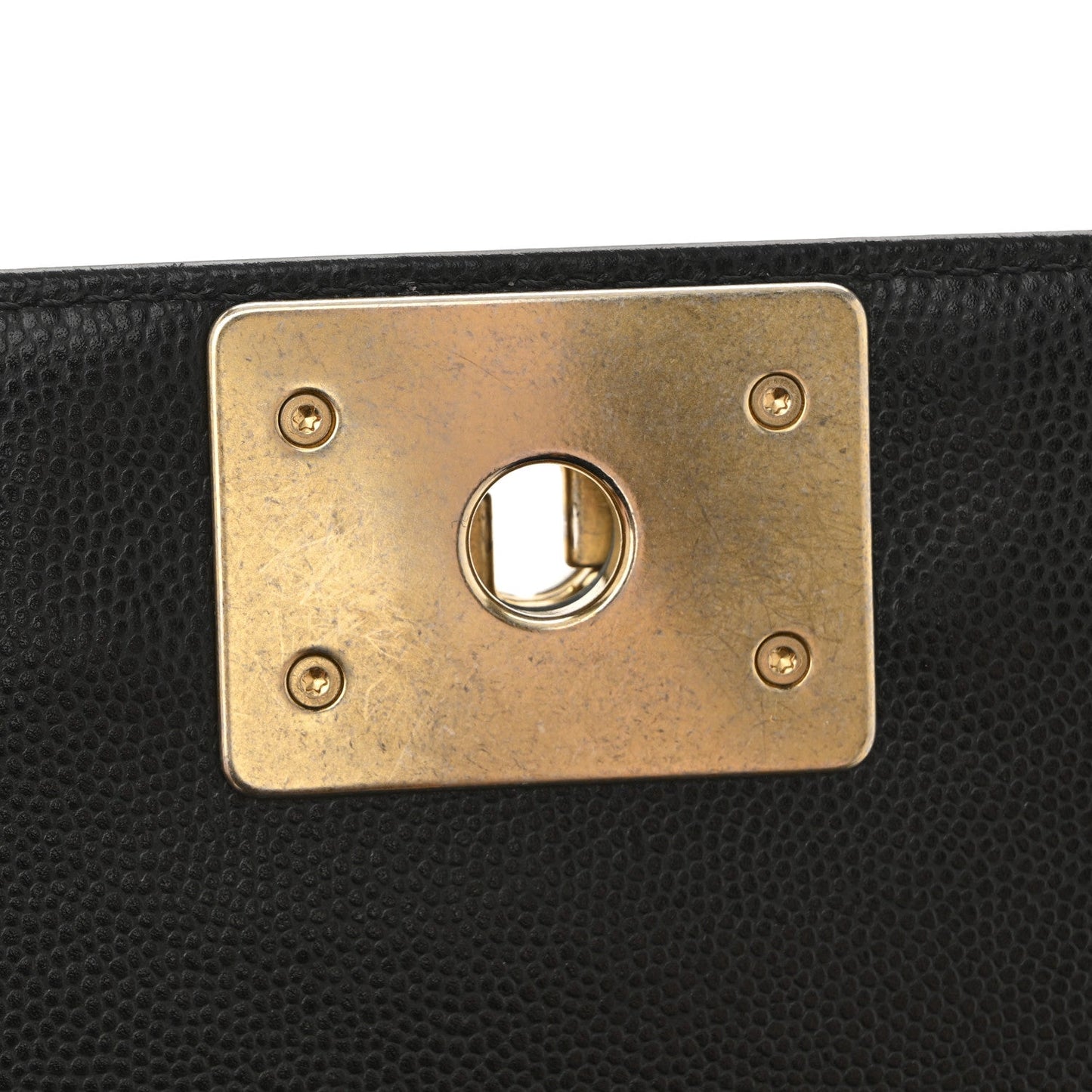 Caviar Quilted Small Boy Flap Black