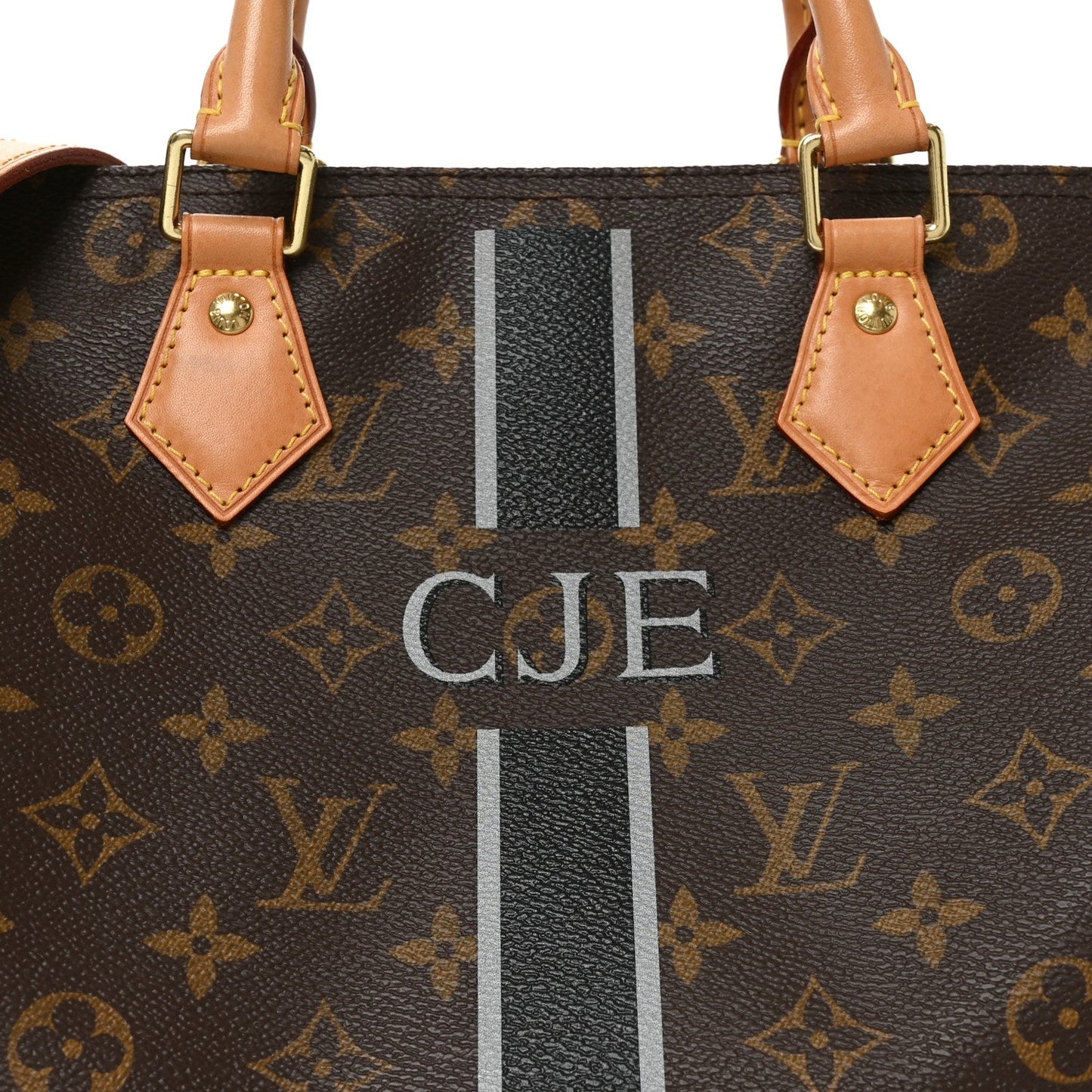 Monogram My LV Heritage Speedy Bandouliere 30 Black Gris