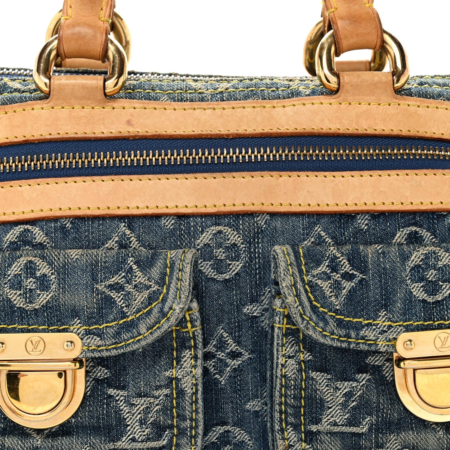 Monogram Denim Neo Speedy Blue
