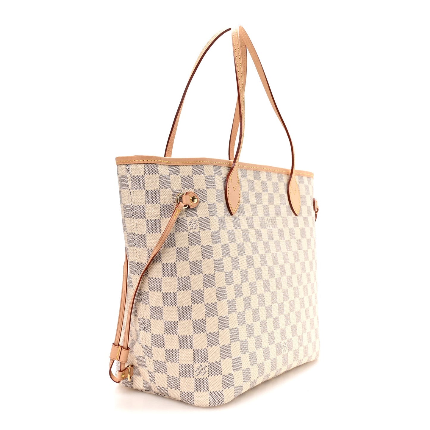 Damier Azur Neo Neverfull MM Rose Ballerine