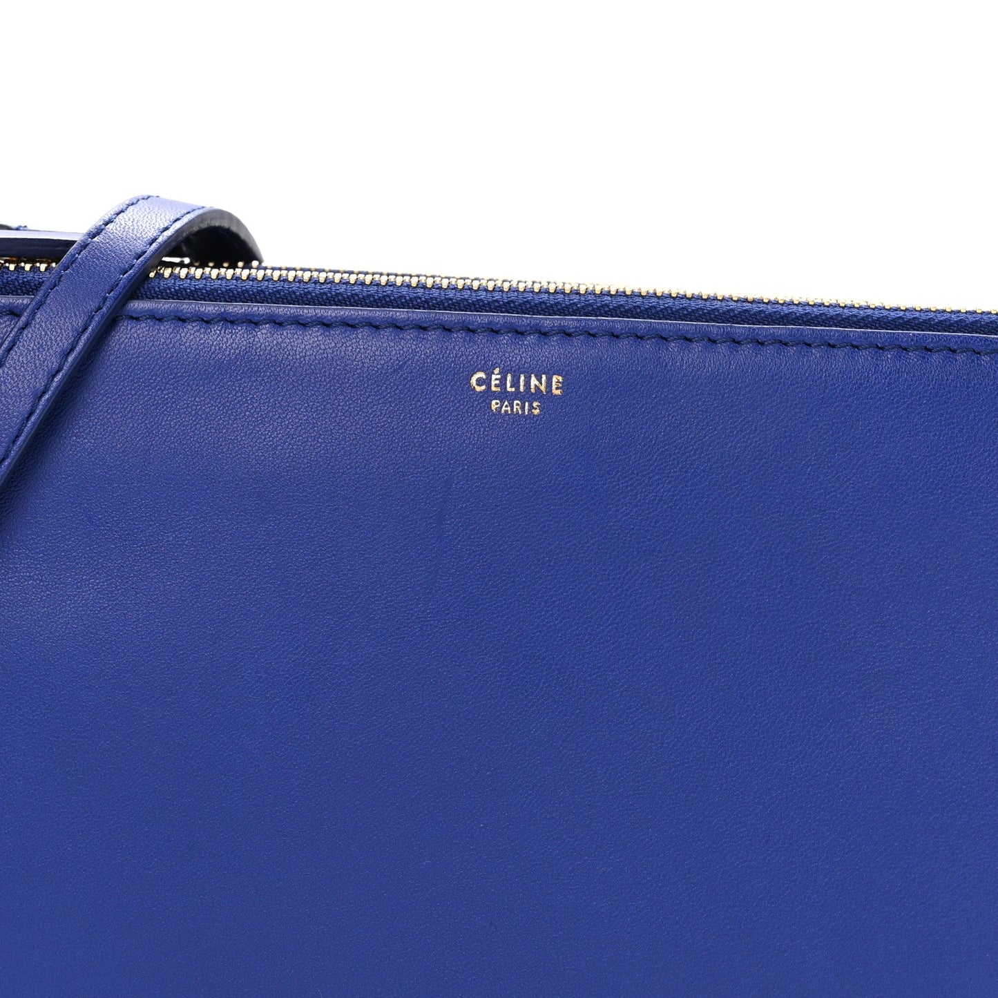 Lambskin Small Trio Crossbody Bag Indigo