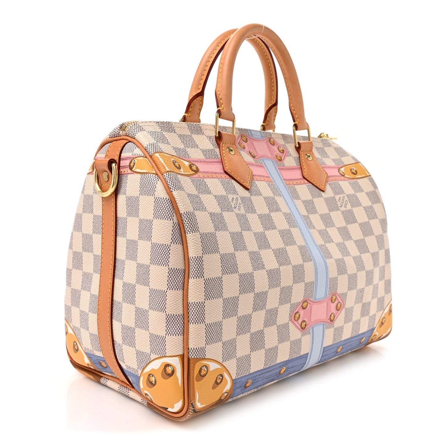 Damier Azur Summer Trunks Speedy Bandouliere 30