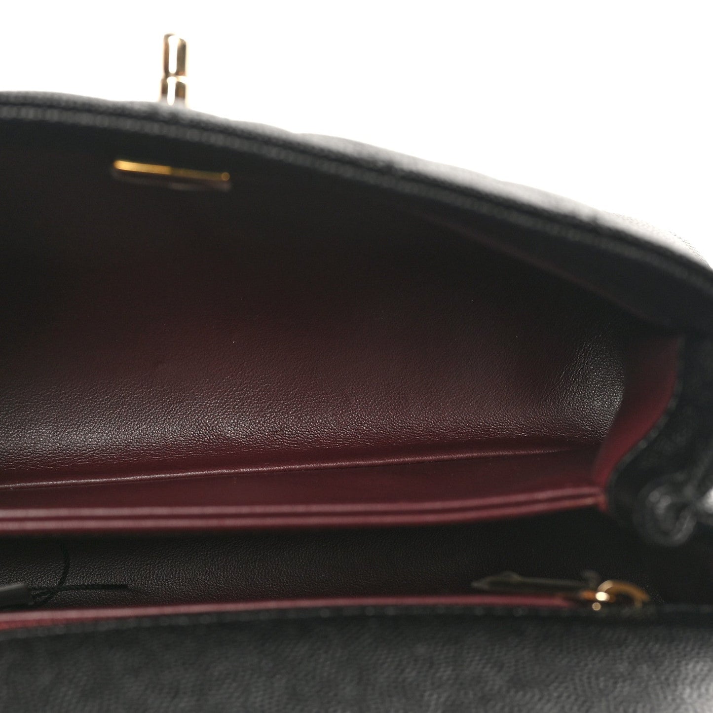 Caviar Quilted Mini Coco Handle Flap Black Black