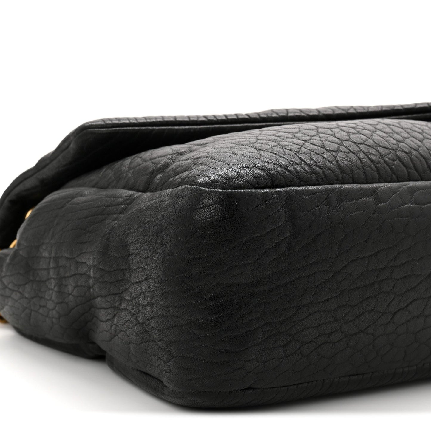 Grained Lambskin Large Calypso Black