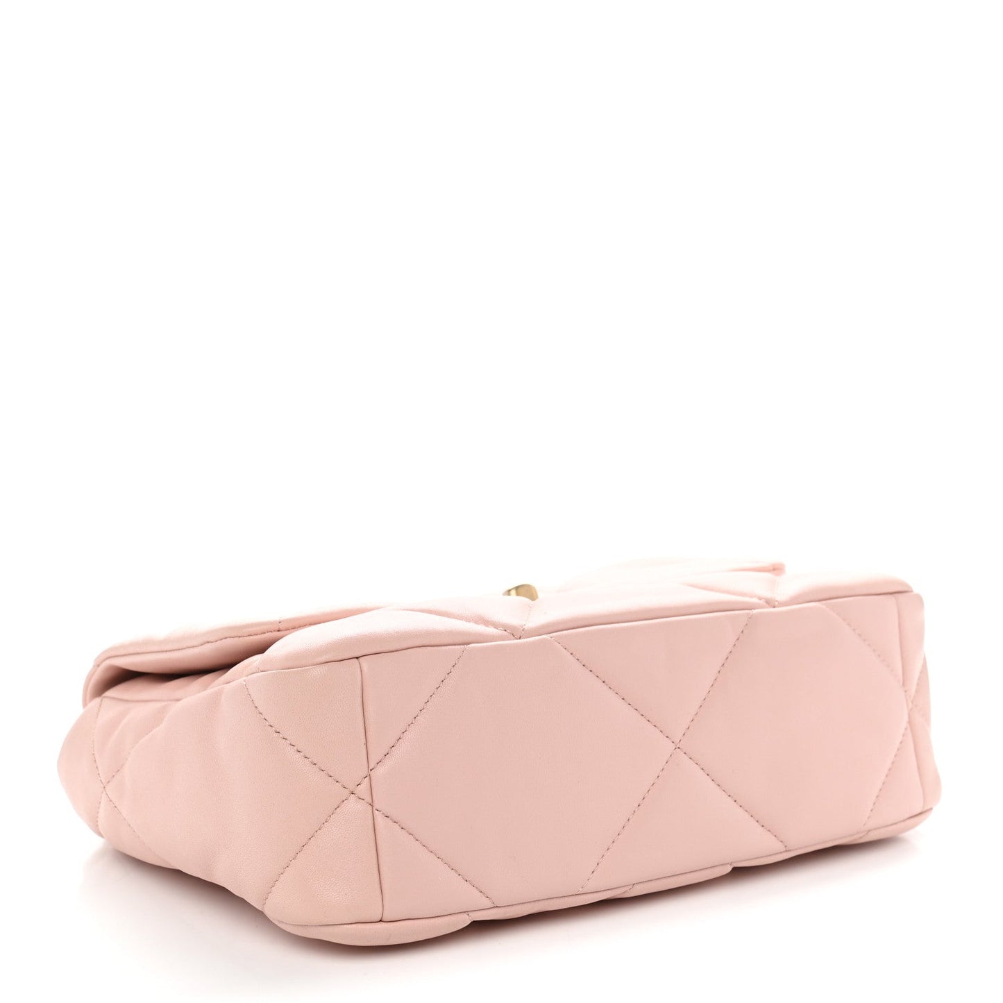 Lambskin Quilted Medium Chanel 19 Flap Light Pink