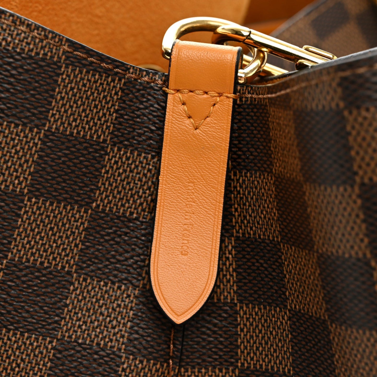 Damier Ebene Neonoe MM Safran