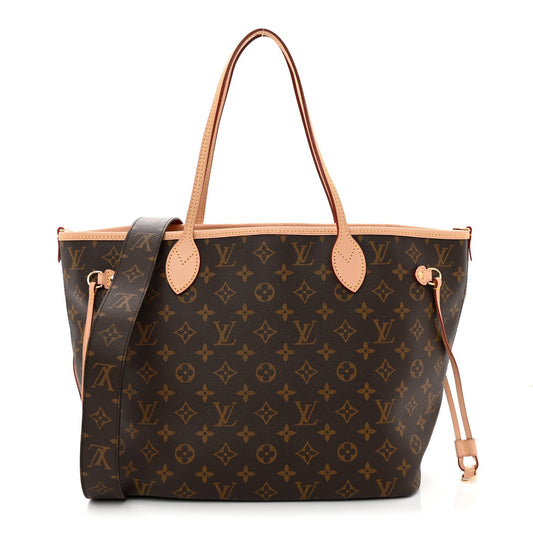 Monogram Inside Out Neverfull Bandouliere MM Rouge Sari