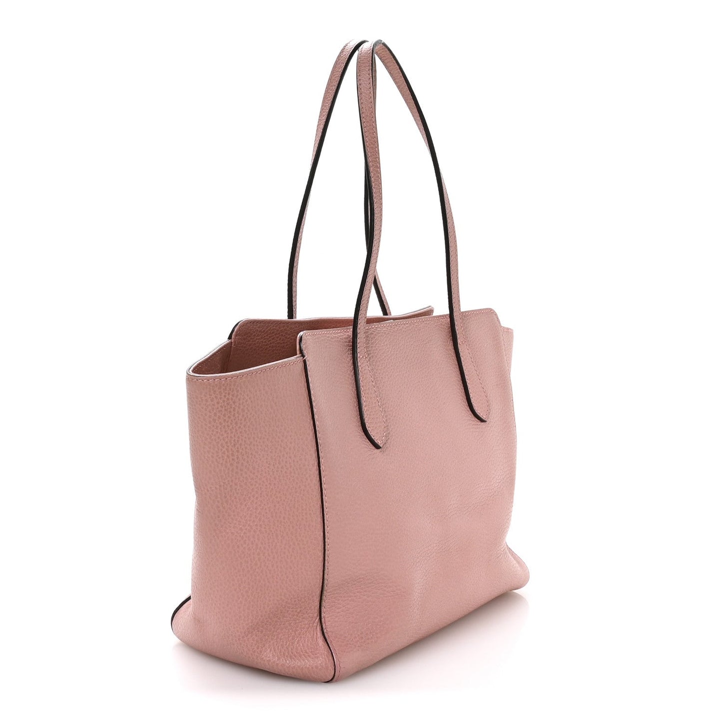 Dollar Calfskin Small Swing Tote Soft Pink