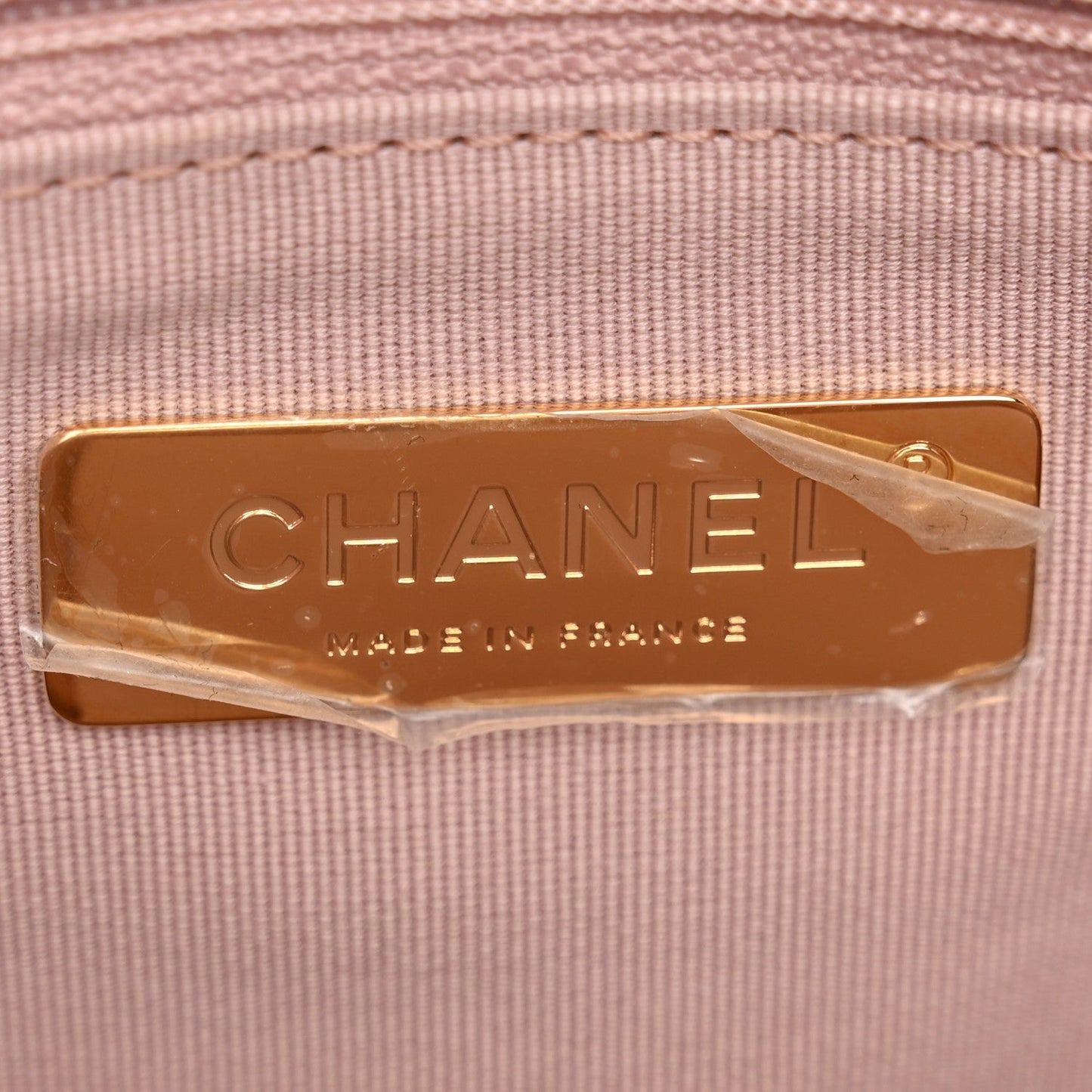 Lambskin Quilted Medium Chanel 19 Flap Light Pink