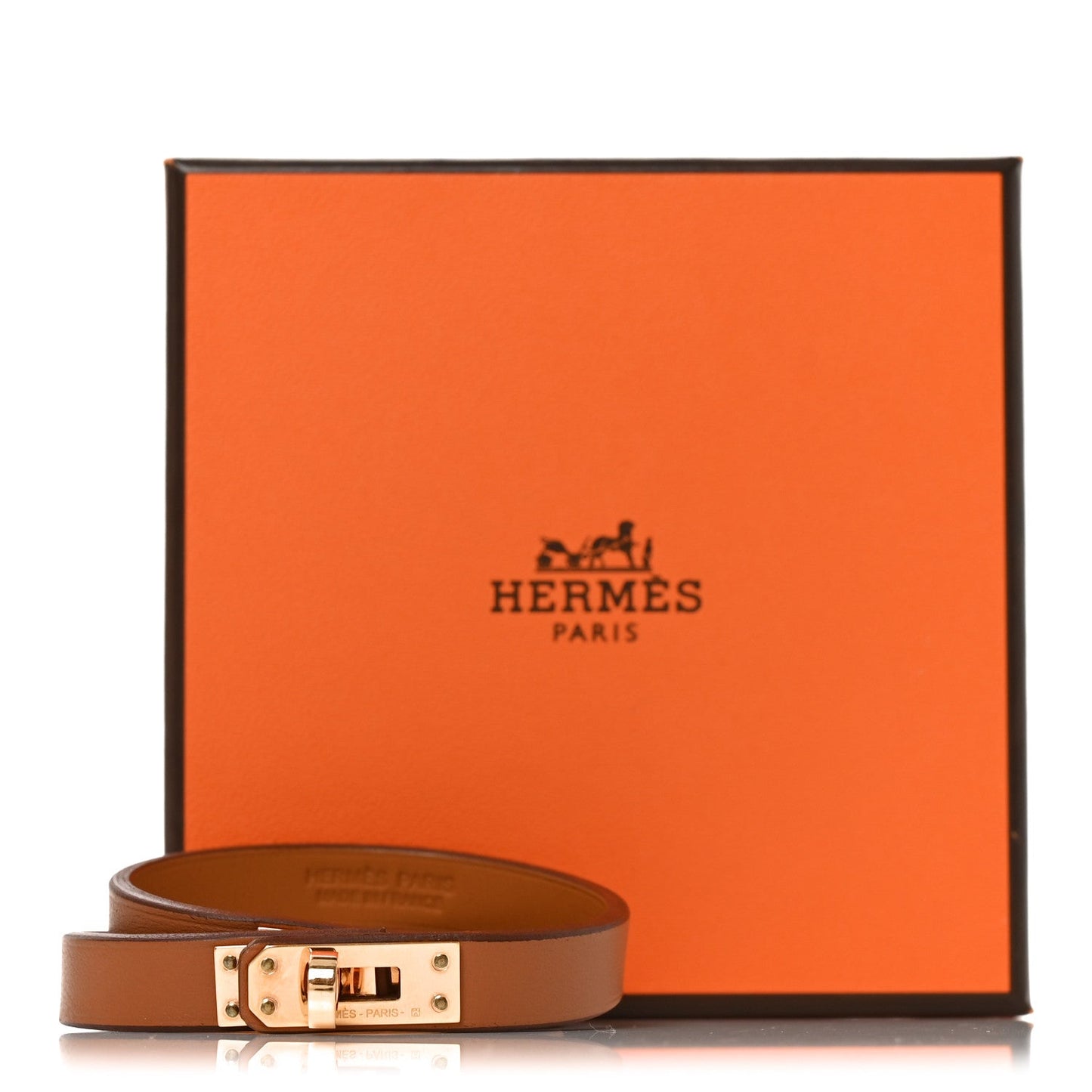 Swift Mini Kelly Double Tour Bracelet T3 Gold