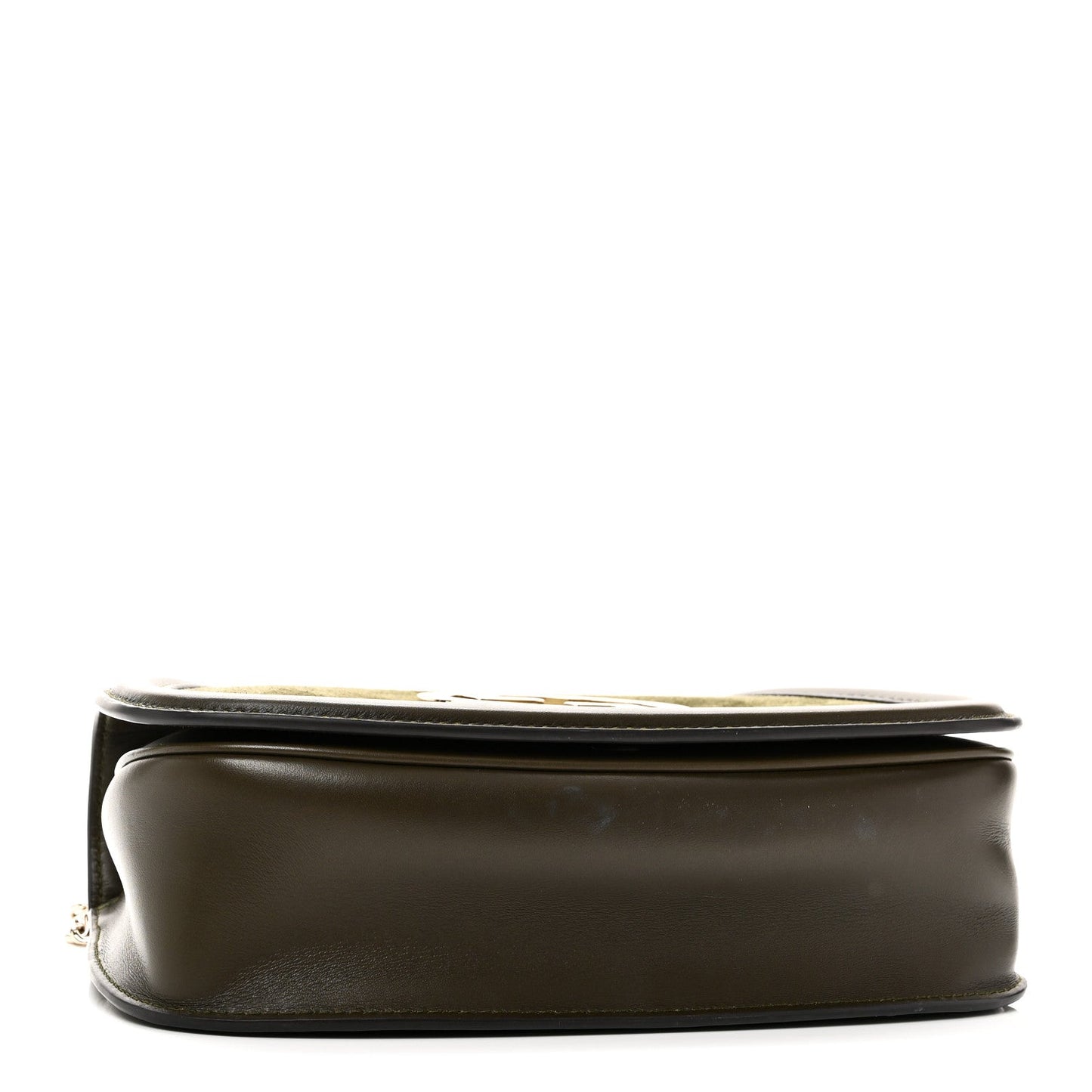 Suede Calfskin Blondie Medium Shoulder Bag Green