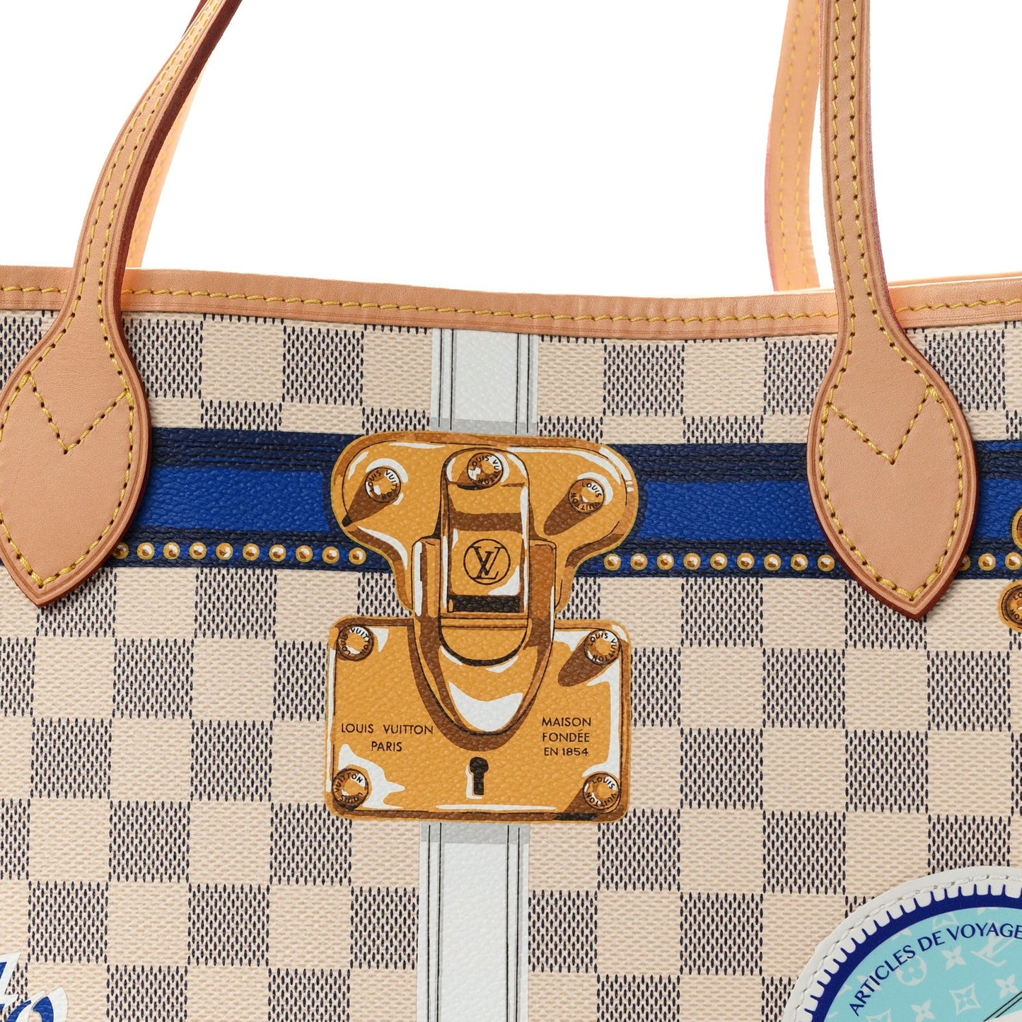 Damier Azur Summer Trunks Mykonos Neo Neverfull MM