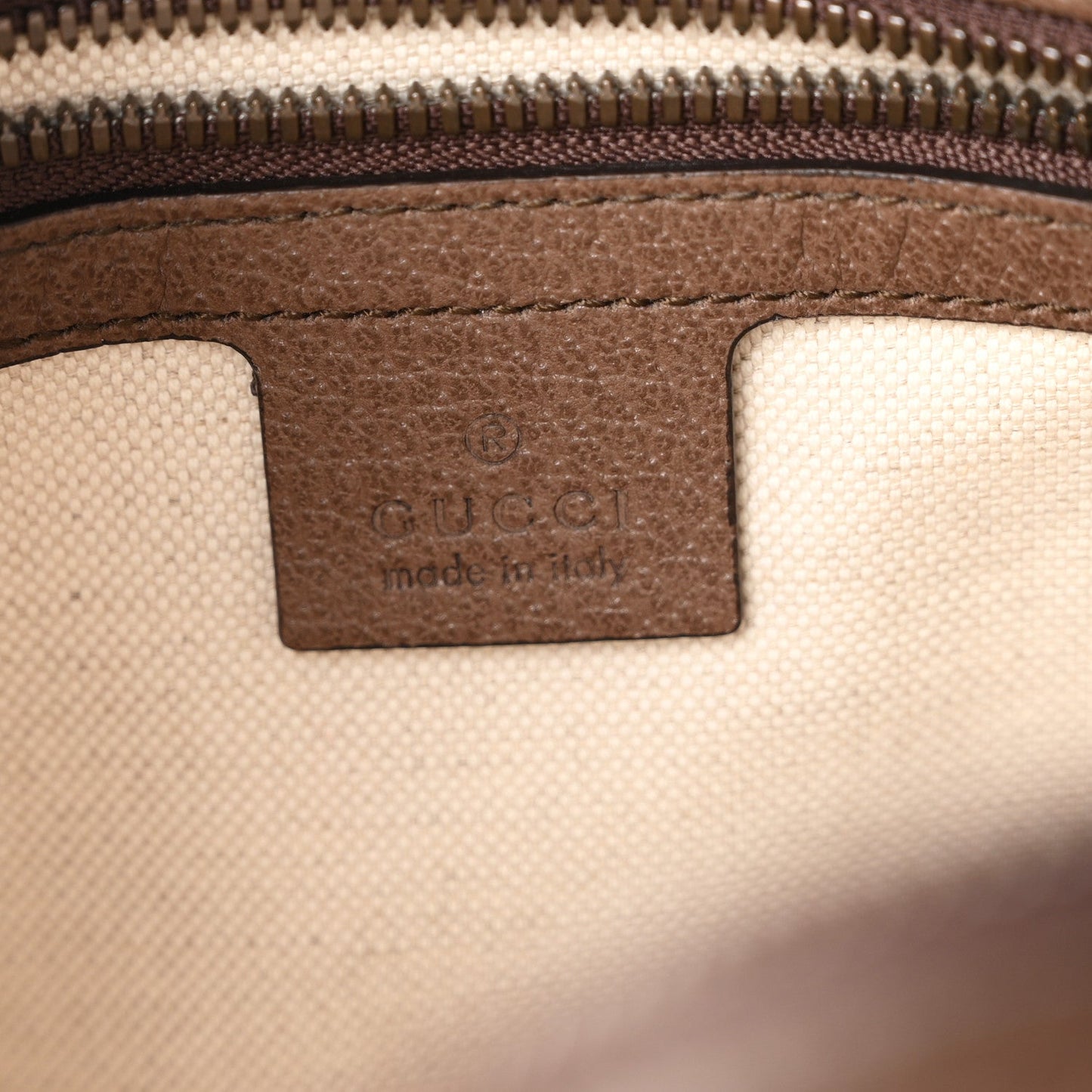 GG Supreme Monogram Web Small Ophidia Messenger Bag Brown