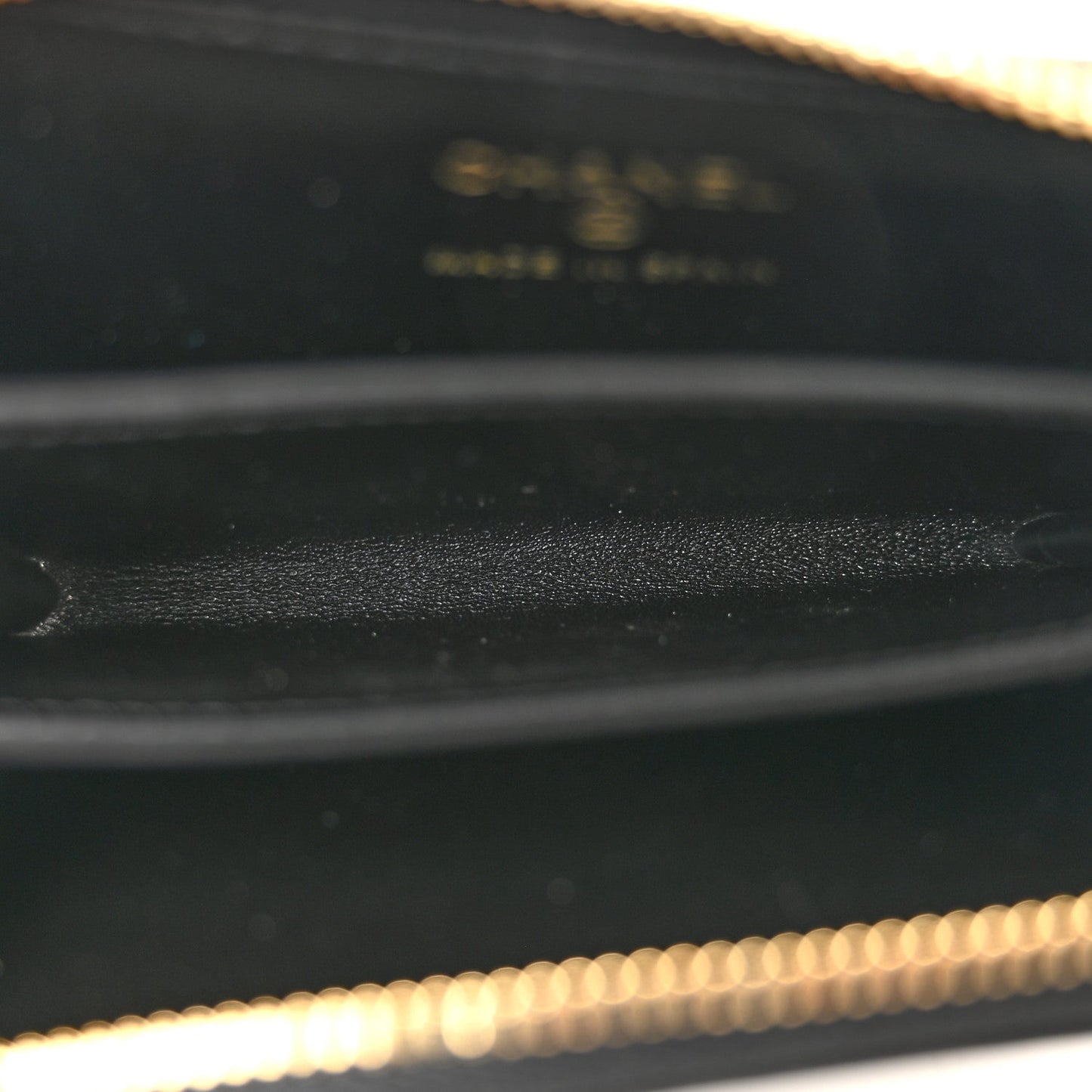 Calfskin Lizard Embossed Crococo Coin Purse Black