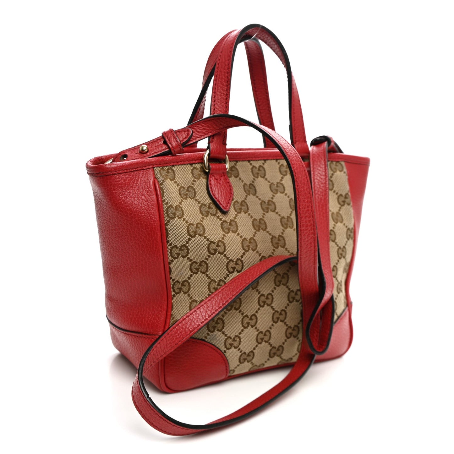Monogram Small Bree Tote Red