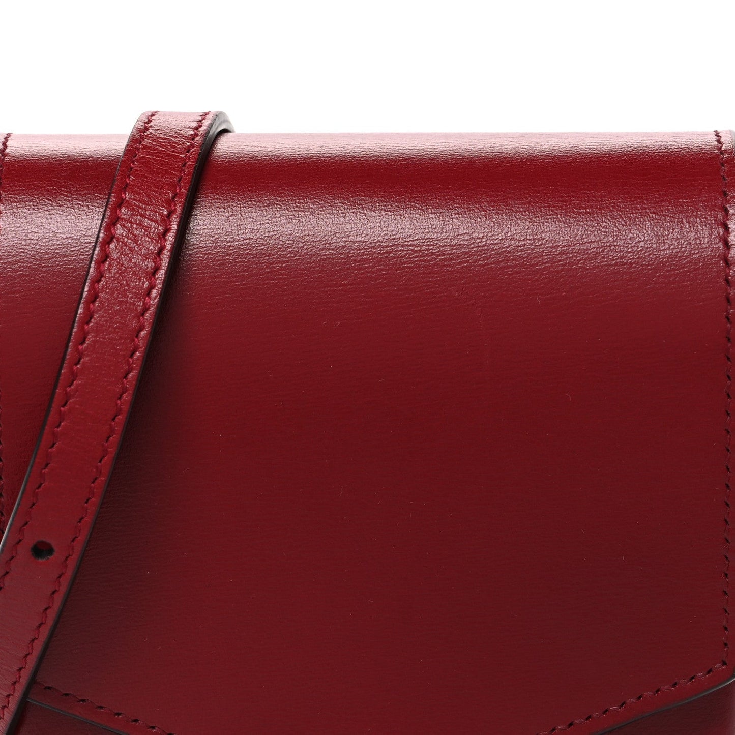 Boarded Plutone Calfskin Mini Horsebit 1955 Crossbody Bag New Cherry Red