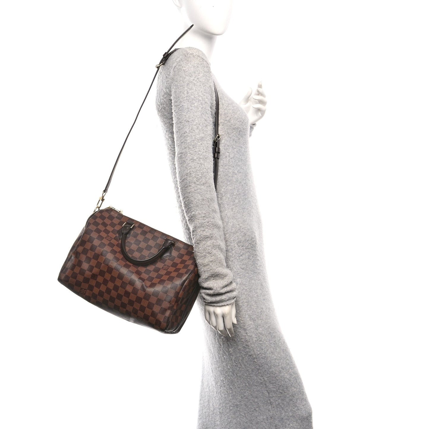 Damier Ebene Speedy Bandouliere 30