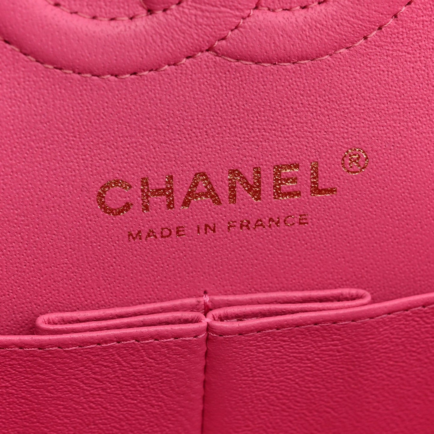 Caviar Quilted Small Double Flap Pink