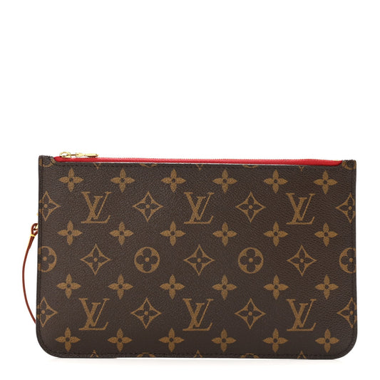 Monogram Neverfull MM GM Pochette Cherry