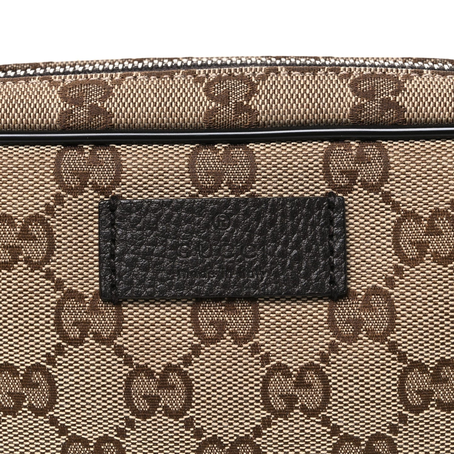 Monogram Belt Bag Dark Brown