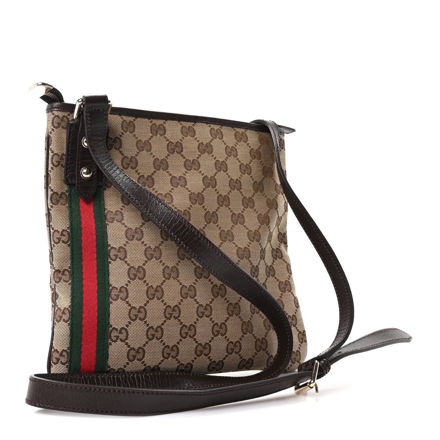 Monogram Web Jolicoeur Charms Messenger Dark Brown