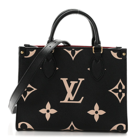 Empreinte Monogram Giant Onthego PM Black Beige