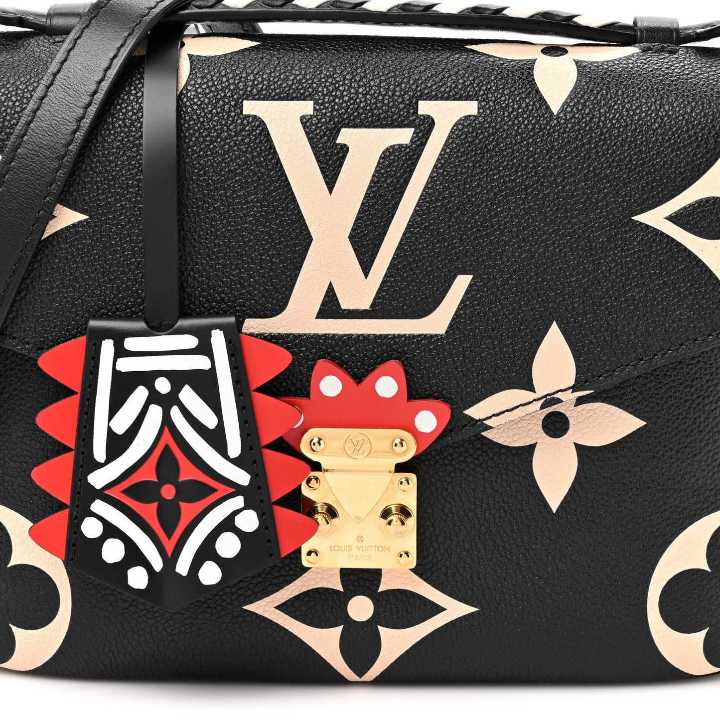Empreinte Monogram Giant Crafty Pochette Metis Black Creme