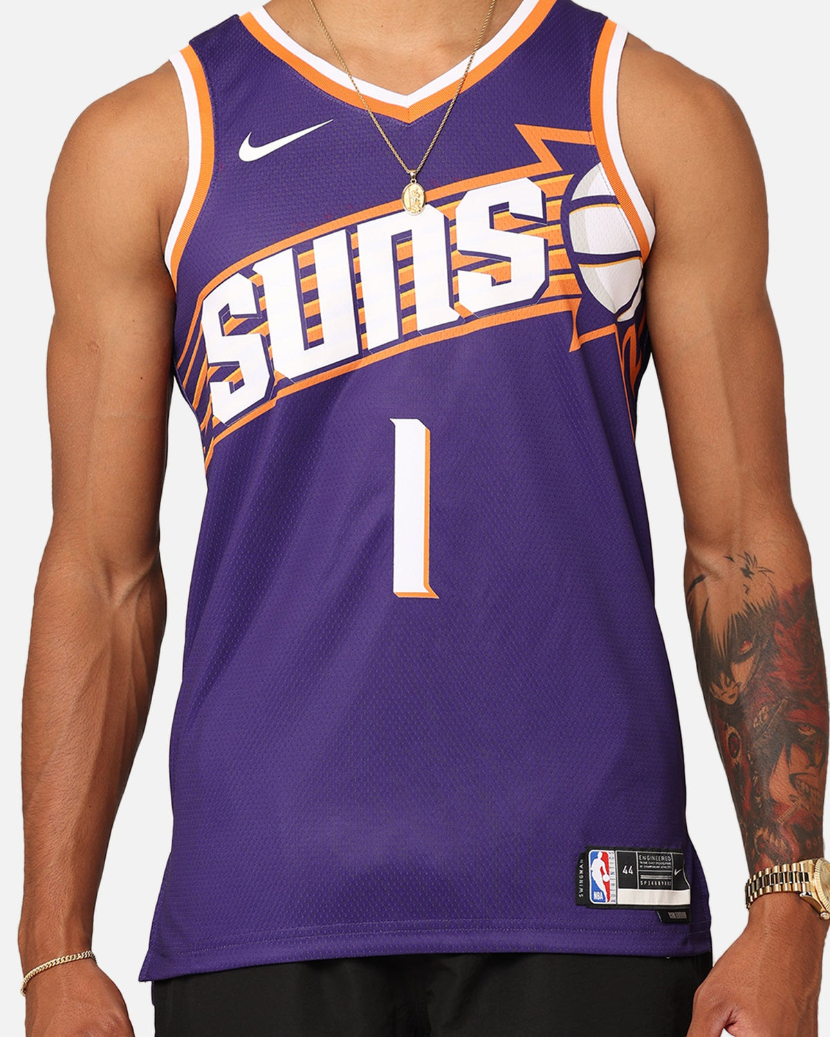 Nike Phoenix Suns Devin Booker 2023/24 Icon Edition Dri-FIT NBA Swingman Jersey New Orchid