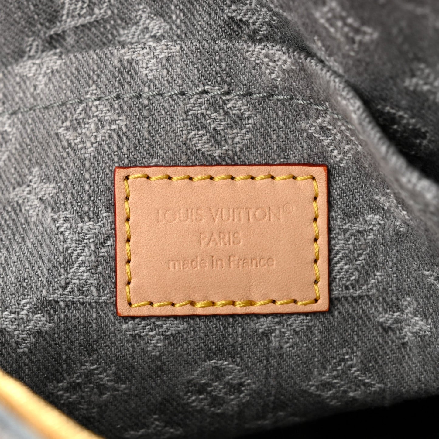 Monogram Denim Speedy Soft 30 Washed Gray