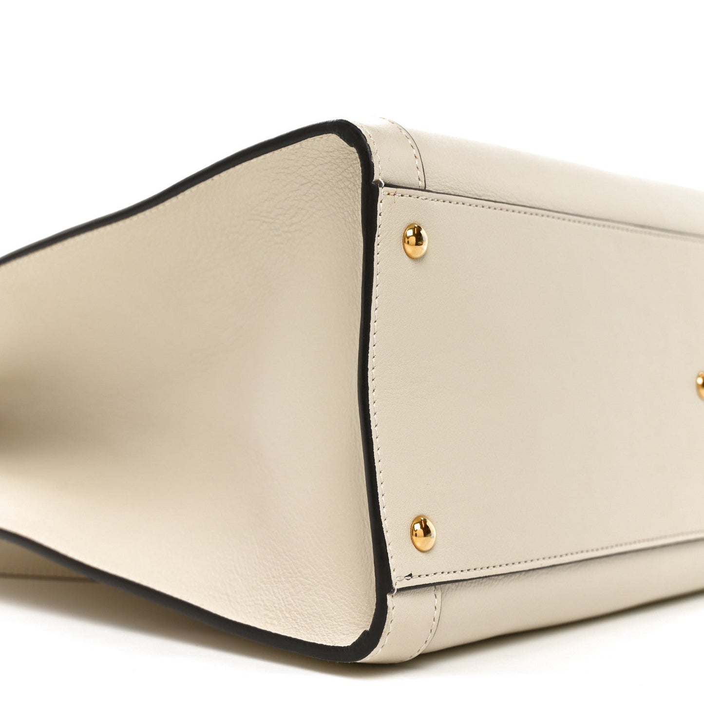 Wonka Grain Calfskin Medium Diana Tote Bag Mystic White Orange Fluo