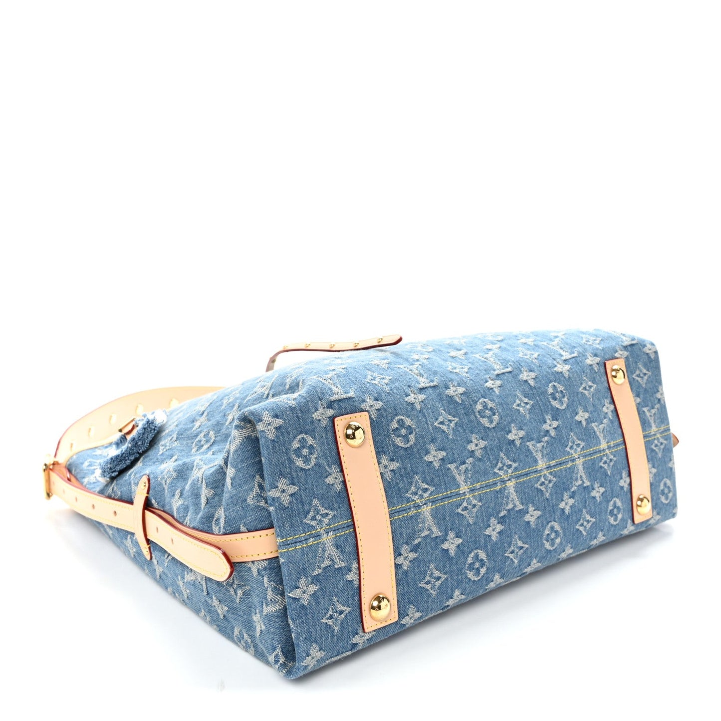 Monogram Denim CarryAll MM Blue