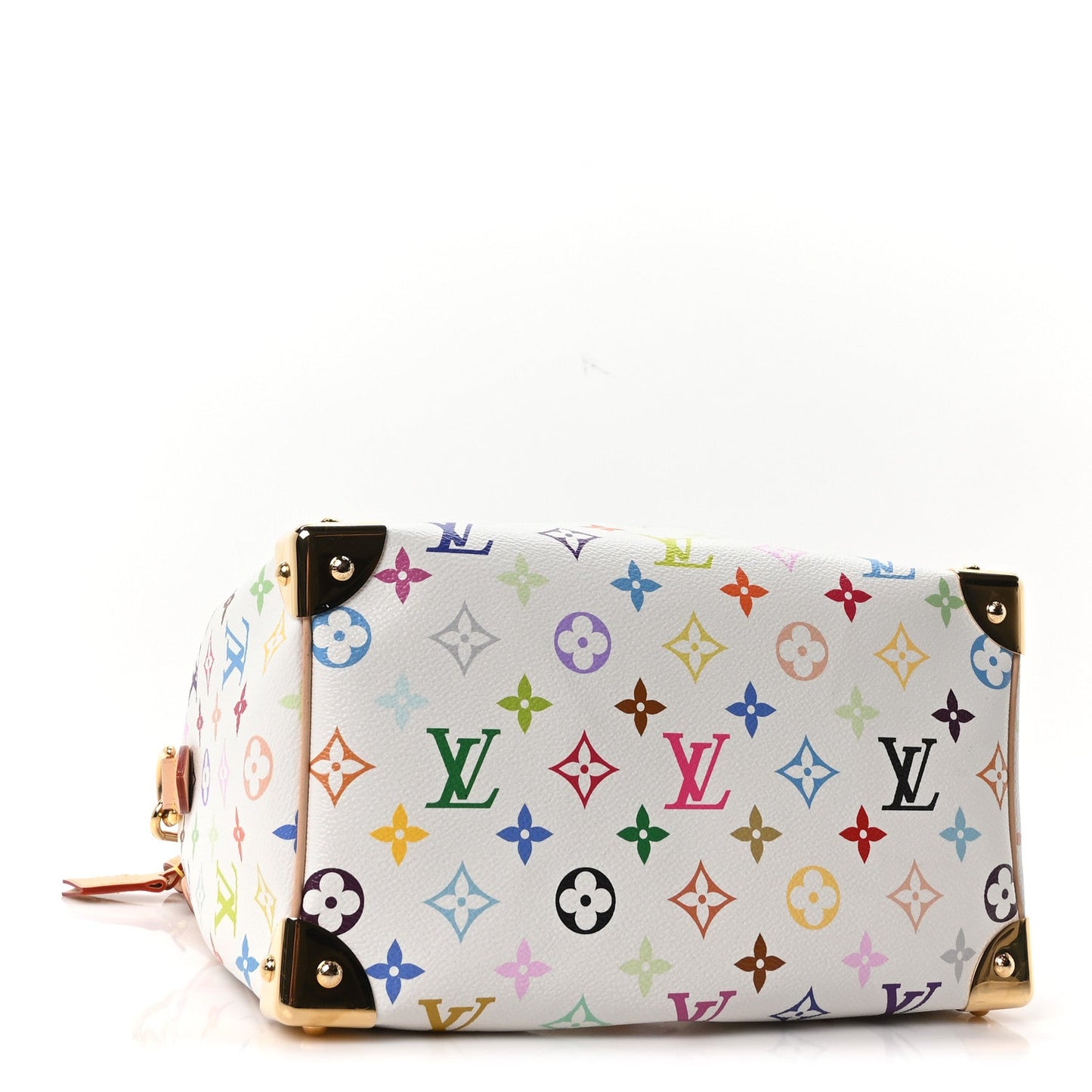 LV X TM Monogram Multicolor Speedy Bandouliere 25 White